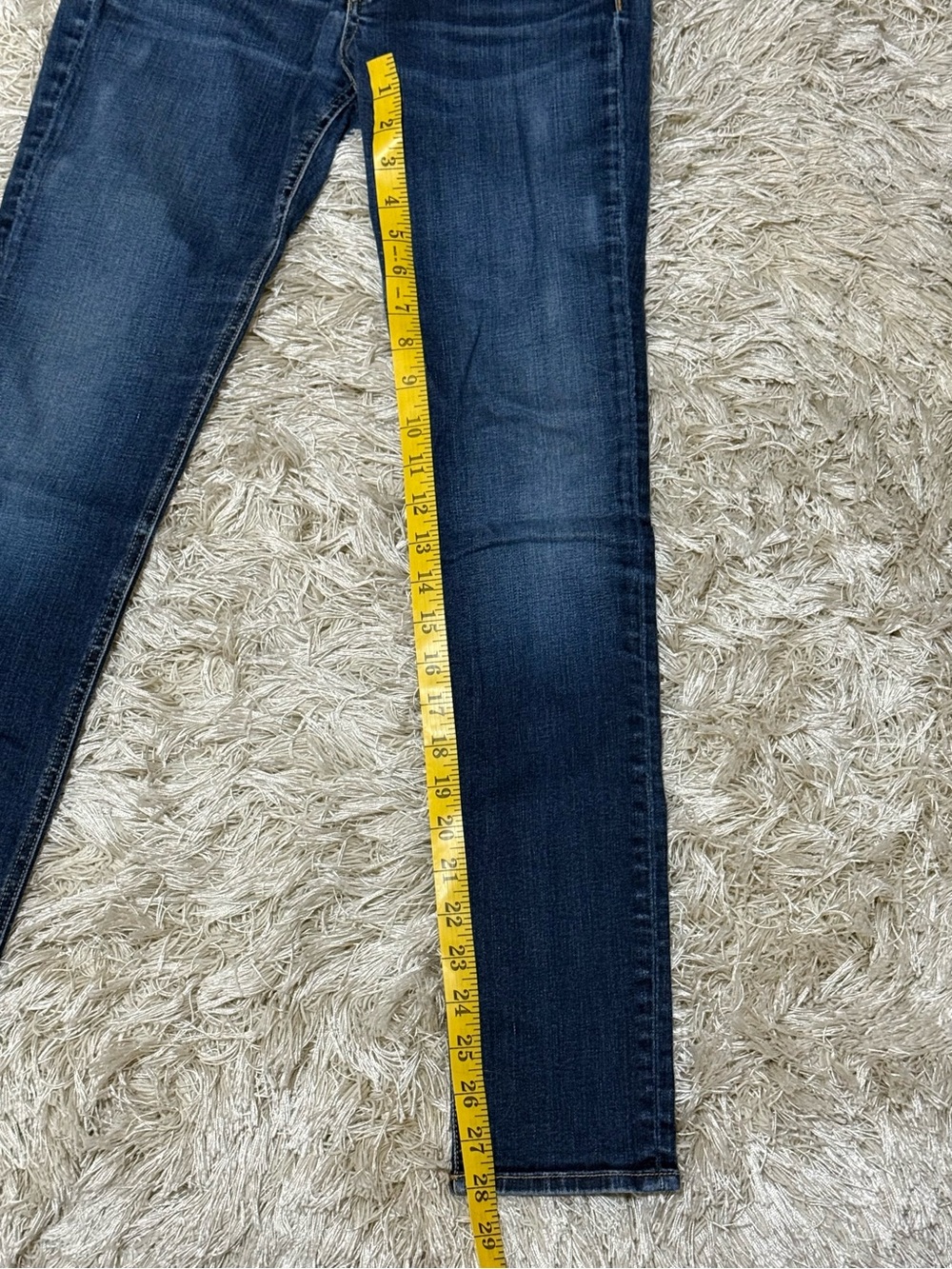 rag & bone JEAN Skinny Ankle Jeans 29 | Dark Wash Stretch Denim - Picture 11 of 12